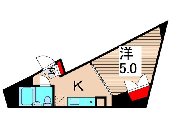 ジュネス北綾瀬の物件間取画像